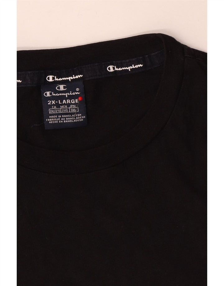 Champion Herre T-Shirt Top 2XL Sort