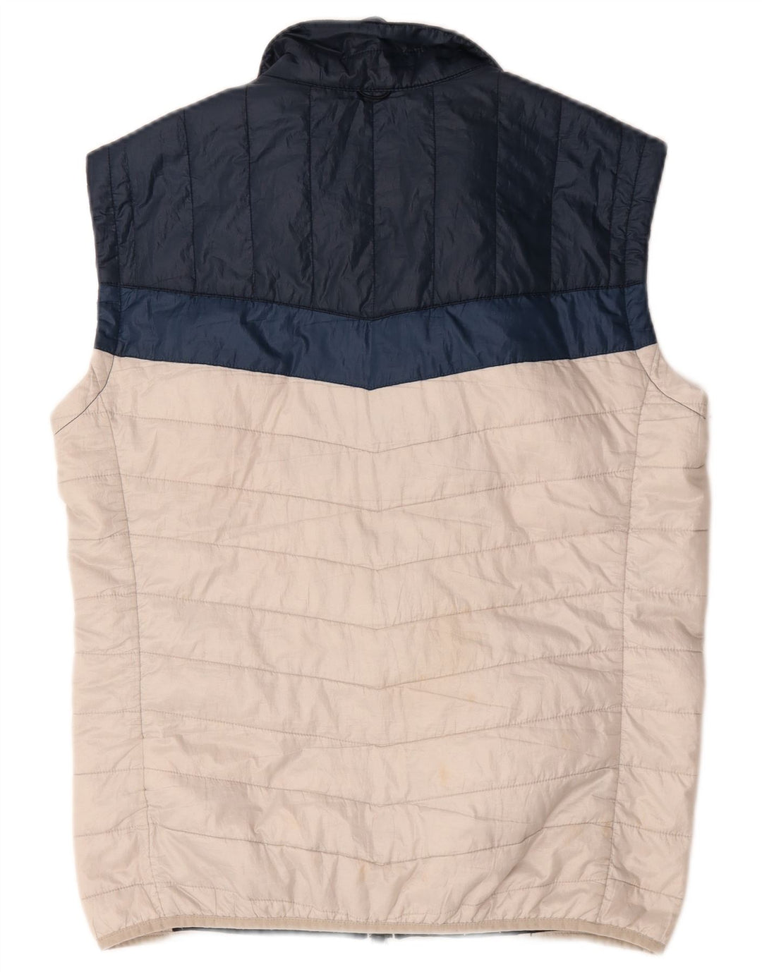 Timberland Mens Polstret Gilet UK 38 Medium White Colourblock Polyester