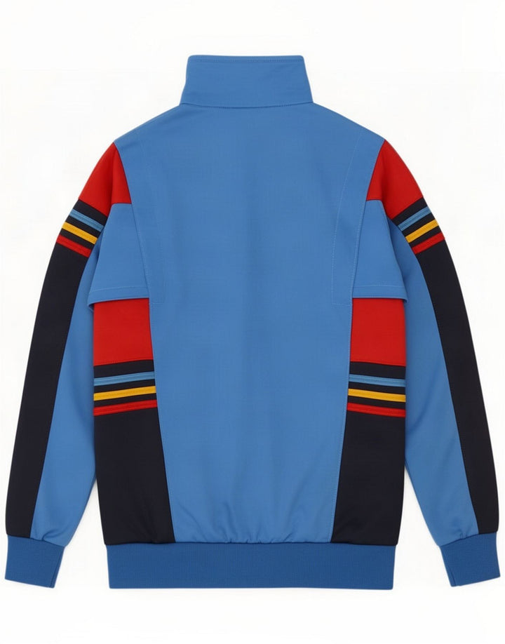 POP 84 Træningsdragt jakke til mænd Small Blue Colourblock