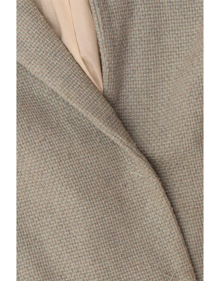 Topshop Womens Oversized Open Overcoat UK 12 Medium Grey Akryl