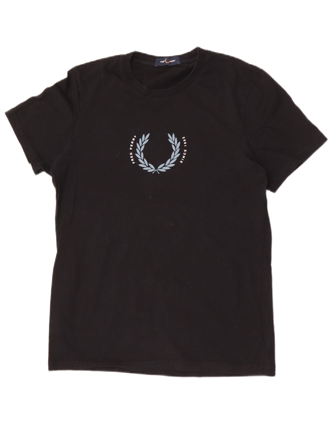 Fred Perry Herre grafisk T-shirt top lille sort bomuld