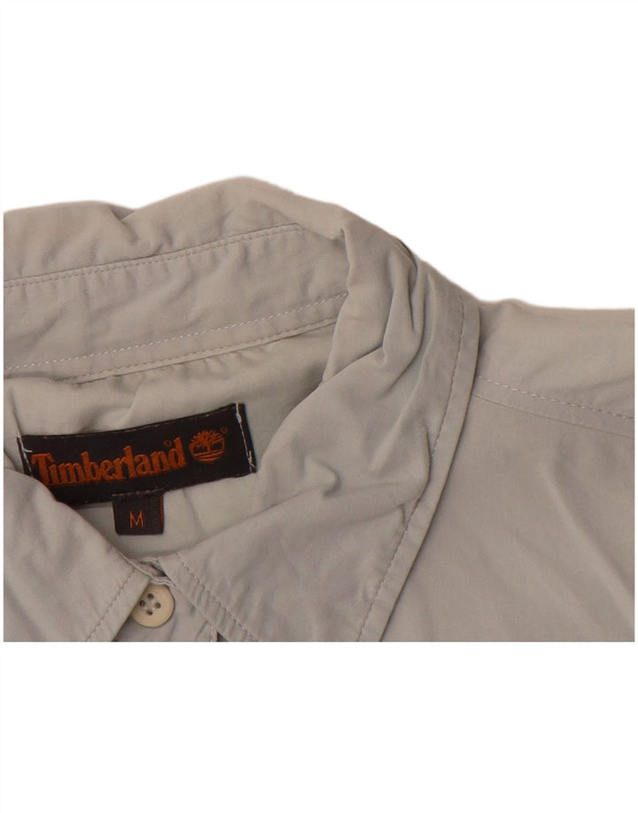 Timberland Dameskjorte UK 12 Medium Blue Cotton