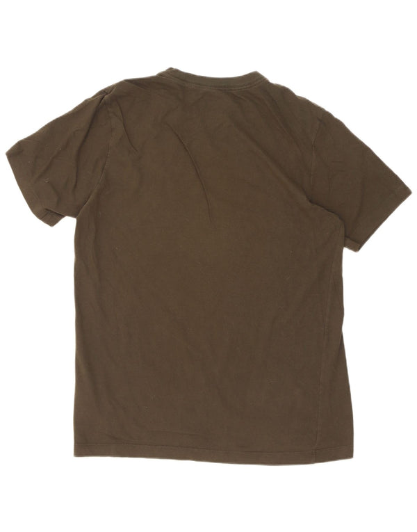 Nike Herre T-shirt Top Medium Khaki Bomuld
