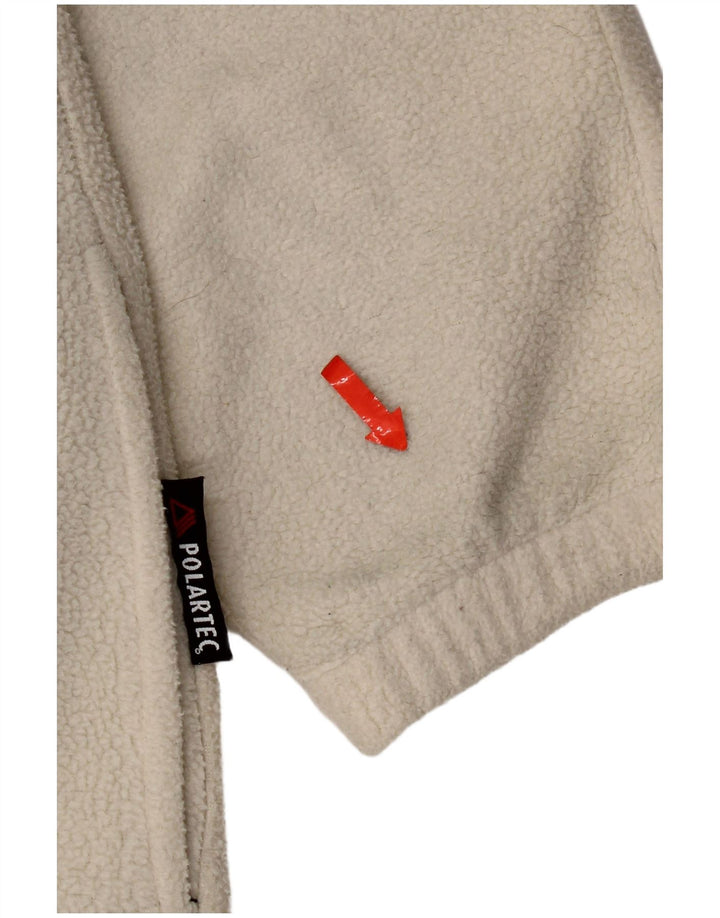 Aesse Herre lynlås hals Fleece Jumper Medium White Fair Isle