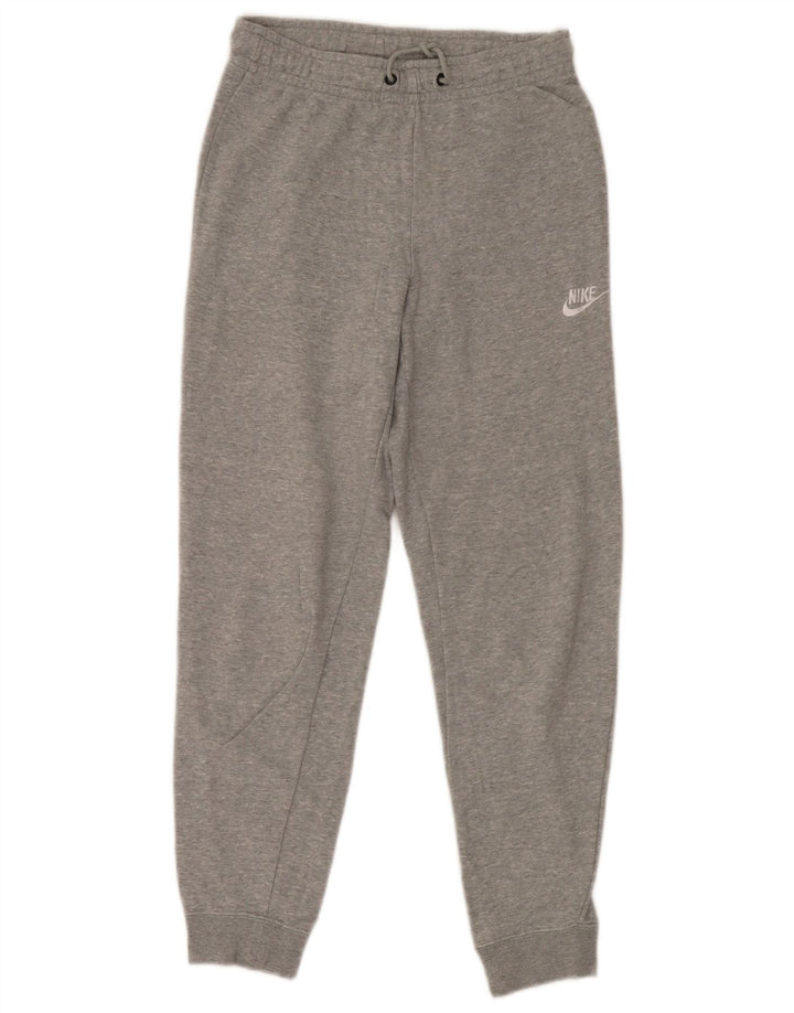 Nike træningsdragt bukser til mænd, joggers, små grå flækkede bomuld