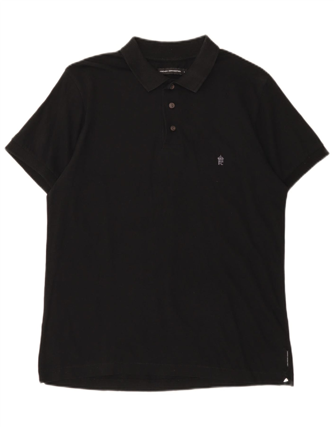 French Connection Herre poloshirt Stor sort bomuld
