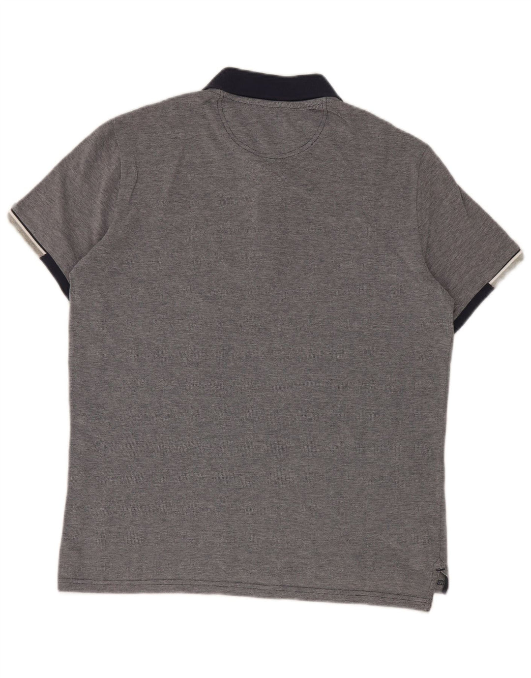 Champion Herre Rugby Polo Shirt Small Navy Blue Colourblock
