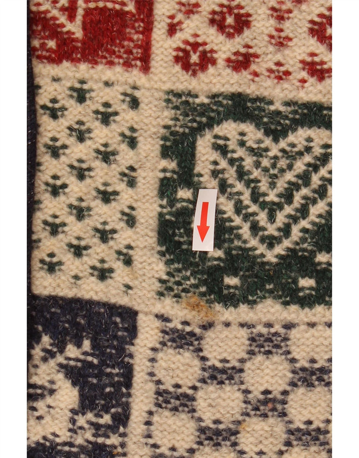 Giesswein Dame Cardigan Sweater EU 42 Stor Flerfarvet Geometrisk