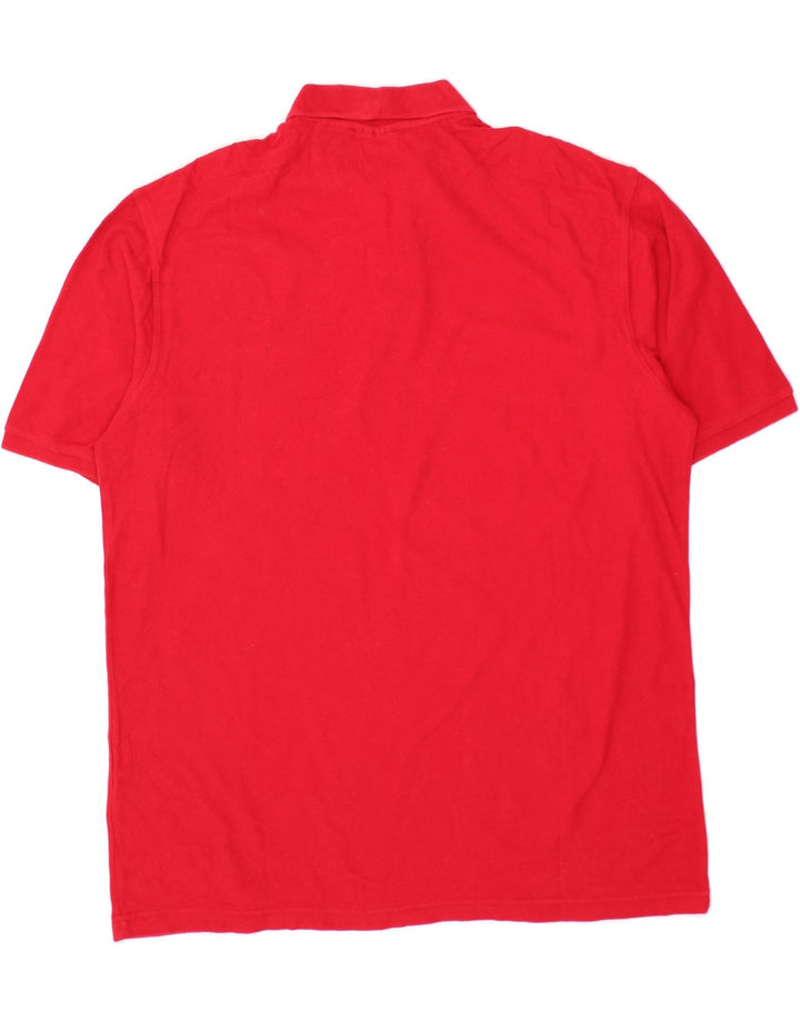 FILA Mens Polo Shirt 2XL Red Cotton Vintage Fila and Second-Hand Fila from Messina Hembry 