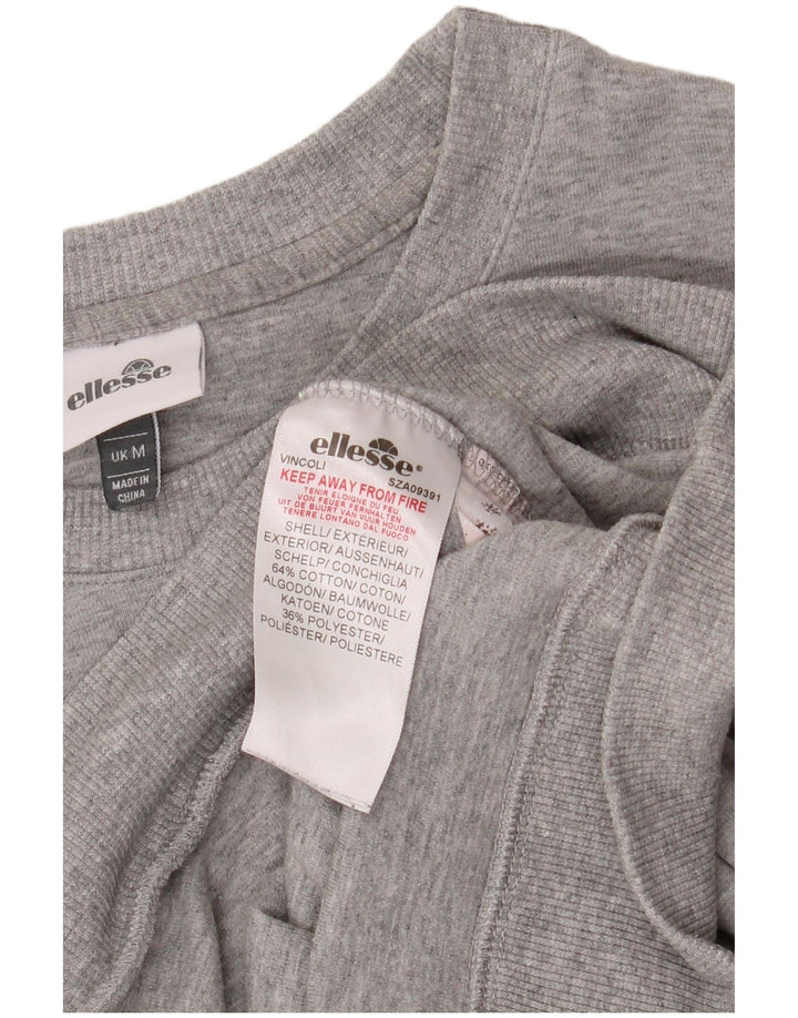 ELLESSE Grafisk sweatshirt til mænd mellem grå bomuld