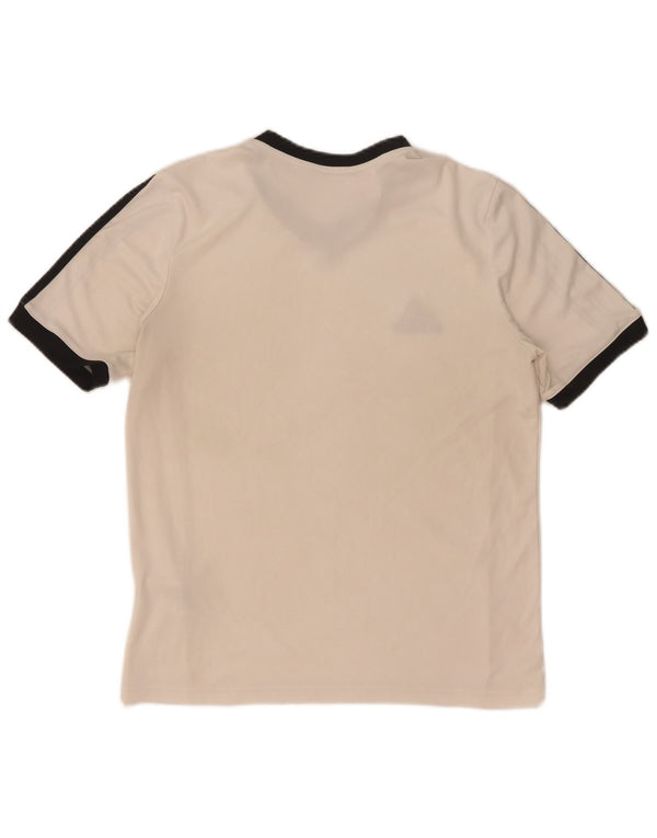 Adidas Boys Climalite T-Shirt Top 13-14 Years XL White Polyester