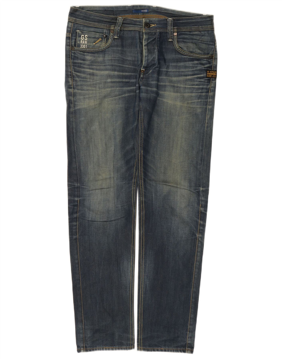 G-Star Slim Jeans til mænd W32 L32 blå bomuld
