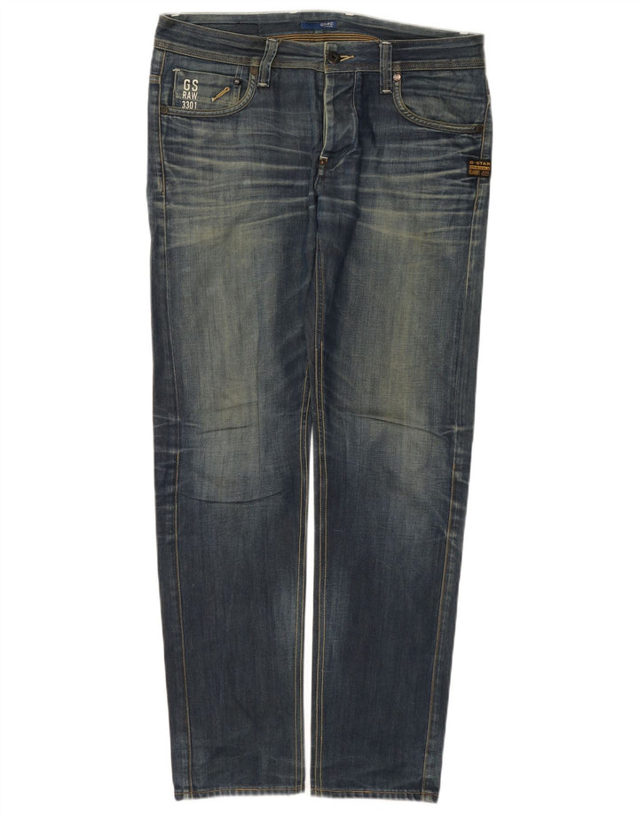 G-Star Slim Jeans til mænd W32 L32 blå bomuld