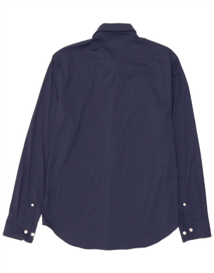 BONOBOS Herre Slim Fit skjorte Medium marineblå nylon