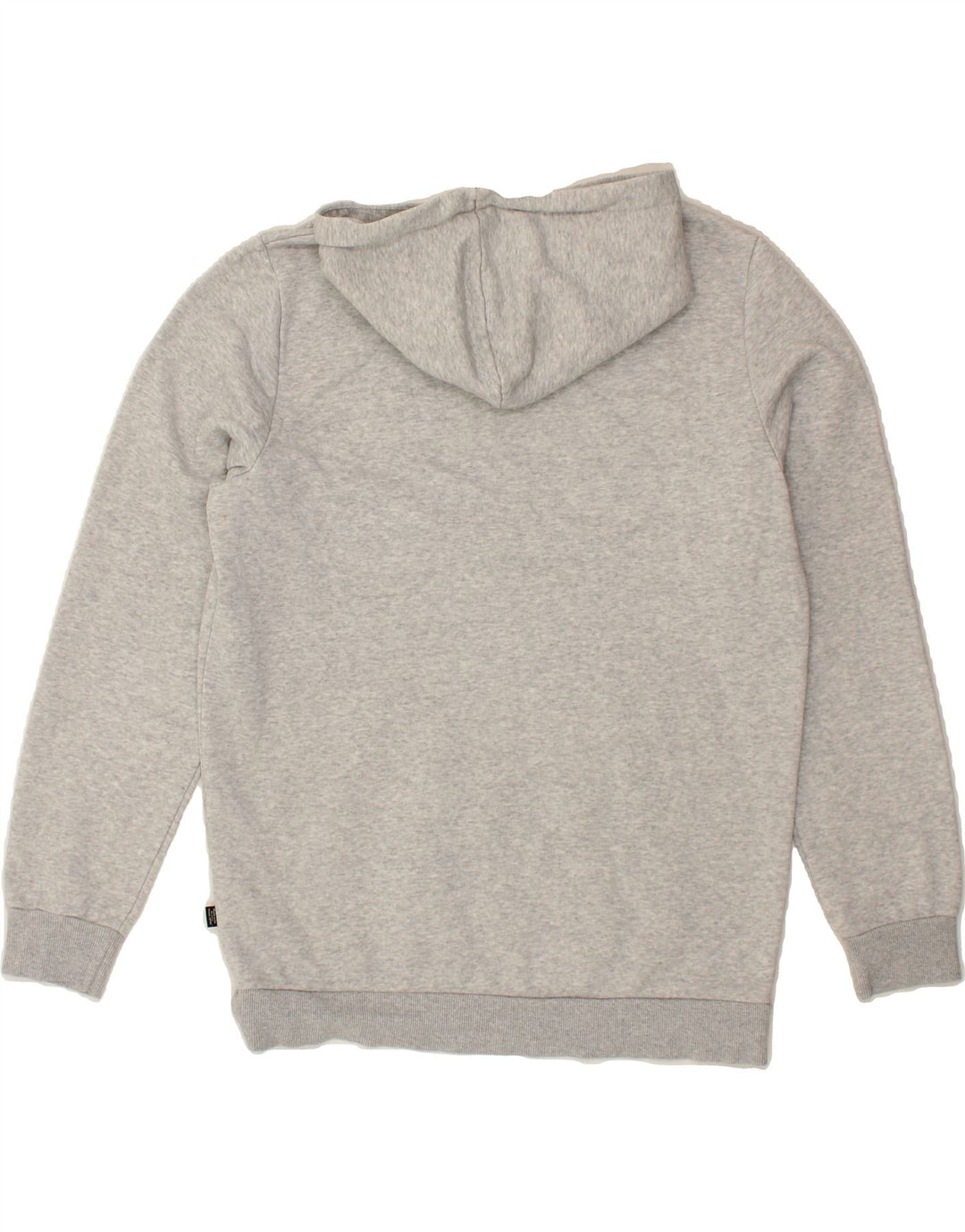 PUMA Womens Graphic Hoodie Jumper UK 14 Medium Grey Cotton Vintage Puma and Second-Hand Puma from Messina Hembry 