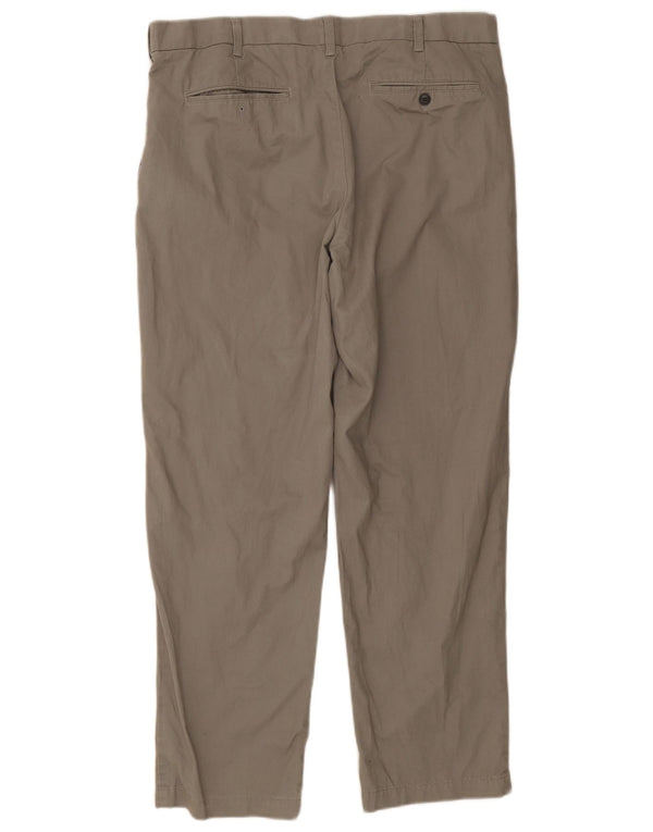 Marks & Spencer Herre Regular Fit Chinobukser W36 L30 Grå