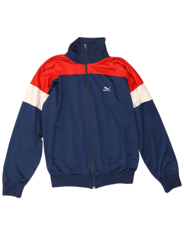 Puma Træningsdragt til mænd Topjakke Medium Marineblå Colourblock Polyester