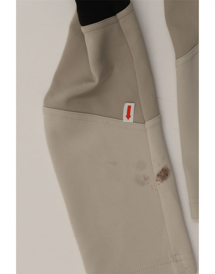 Adidas Dame Leggings UK 4/6 XS Sort Colourblock Polyester