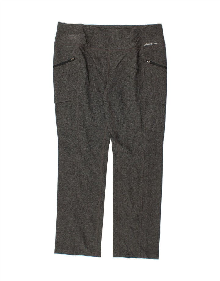 EDDIE BAUER Womens Tracksuit Trousers UK 18 XL  Grey Polyester Vintage Eddie Bauer and Second-Hand Eddie Bauer from Messina Hembry 