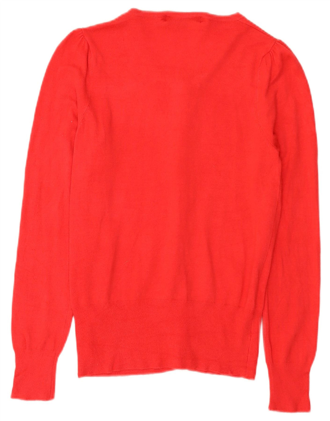 Marks & Spencer Dame Cardigan Sweater UK 8 Small Red Viscose