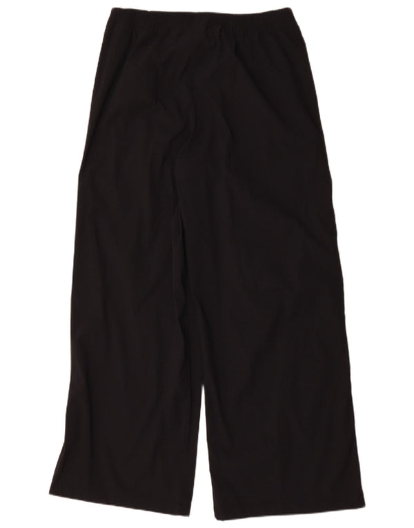 Under Armour Mens Wide Leg Tracksuit Trousers Medium Black Nylon