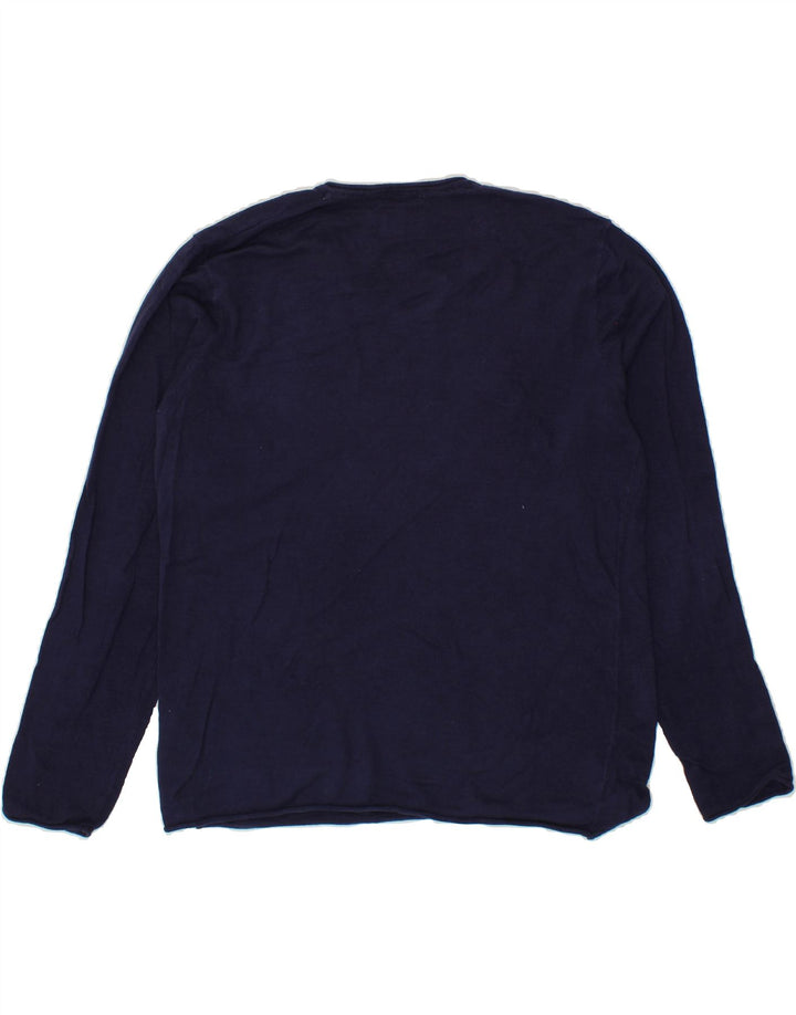 PEPE JEANS Mens Top Long Sleeve Medium Navy Blue Cotton Vintage PEPE Jeans and Second-Hand PEPE Jeans from Messina Hembry 