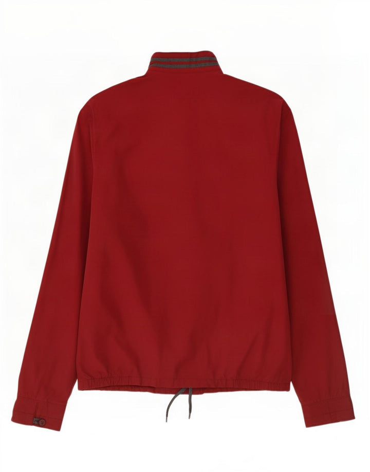 Penguin Herre Bomber Jacket UK 38 Medium Bourgogne Bomuld