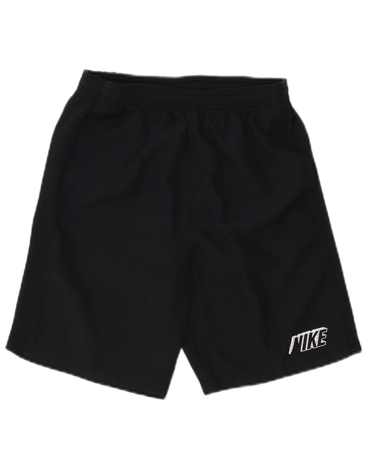 Nike drenge Dri Fit grafiske sportsshorts 12-13 år store sorte polyester