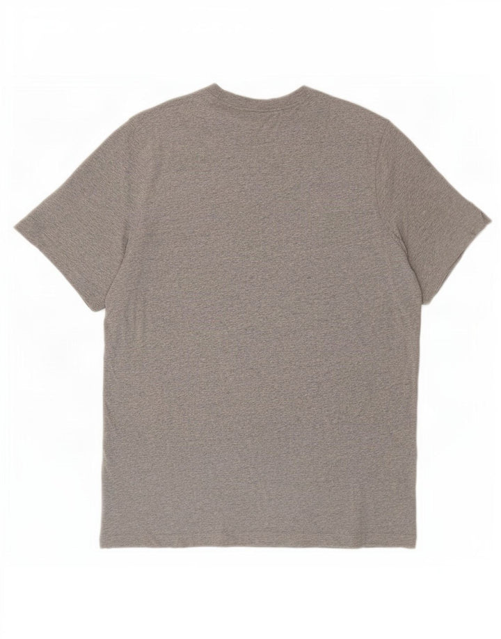 Adidas Herre T-Shirt Top XL Grå Flecked Bomuld