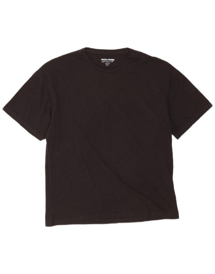 Jack & Jones Herre grafisk T-shirt Top Stor Sort