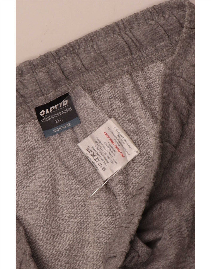 Lotto Herre Sportshorts 2XL Grå Bomuld