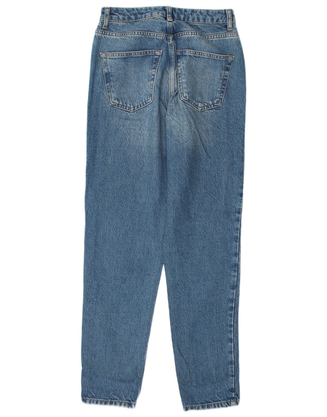 Topshop Dame Mom Tapered Jeans W26 L32 Blå Polyester