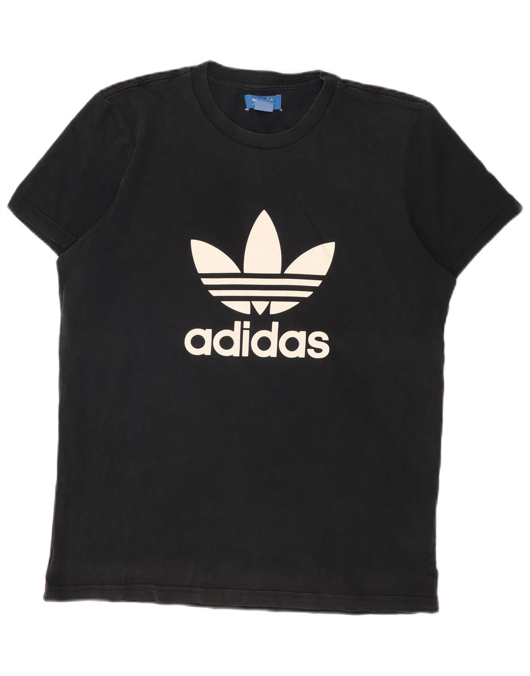 Adidas Herre grafisk T-shirt Top Medium Sort Bomuld