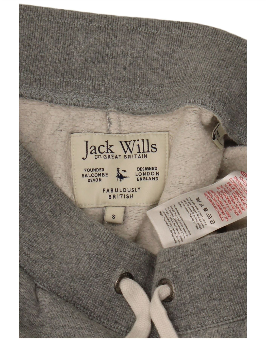 Jack Wills Herre sportsshorts Små grå flækkede bomuld