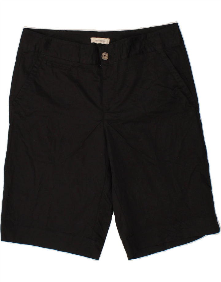 DOCKERS Womens Chino Shorts US 12 Large W32 Black Cotton Vintage Dockers and Second-Hand Dockers from Messina Hembry 