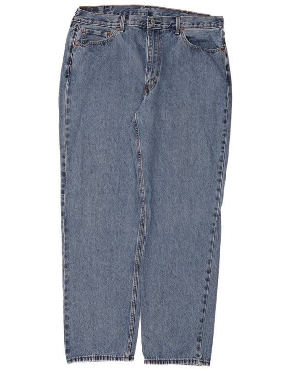 Levi's Herre 550 afslappet pasform lige jeans W40 L34 blå bomuld