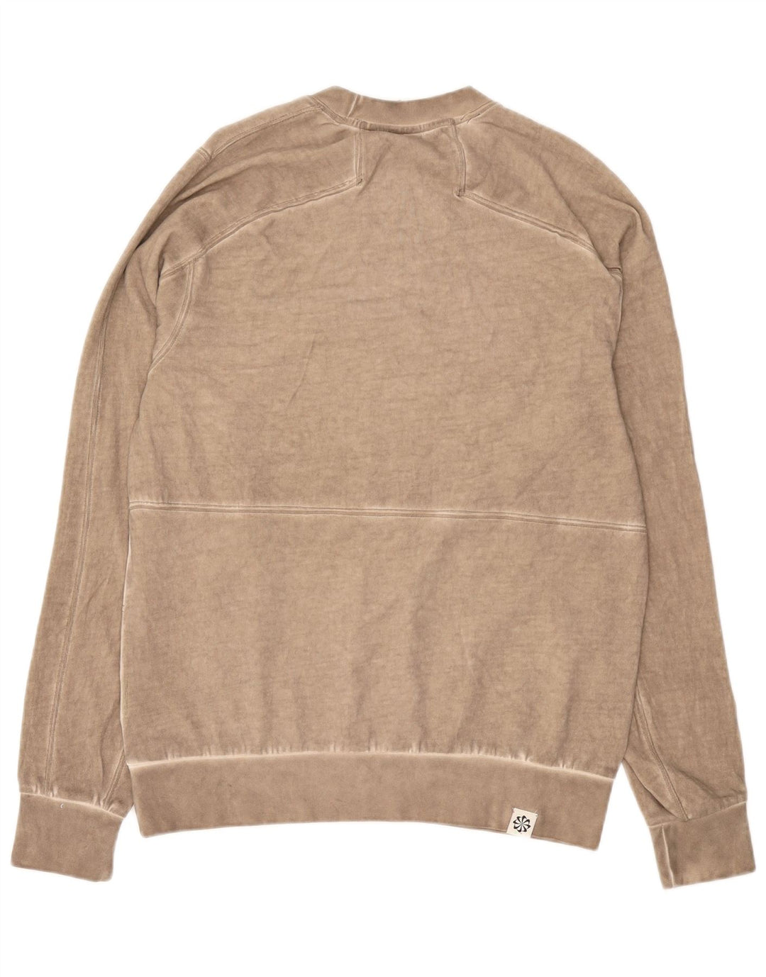 Nike Herre grafisk sweatshirt Jumper Medium Beige Bomuld