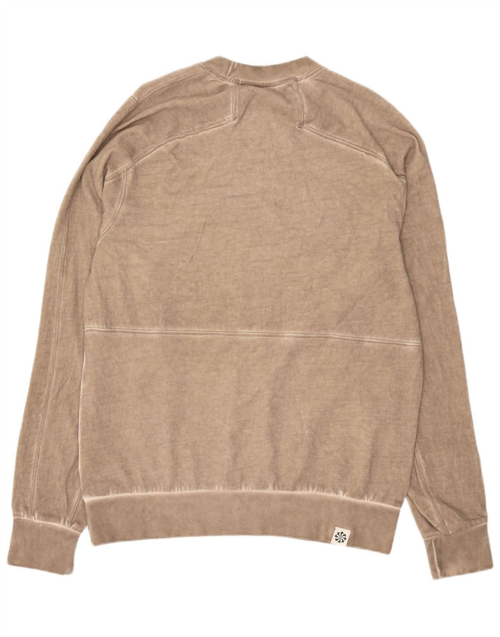 Nike Herre grafisk sweatshirt Jumper Medium Beige Bomuld