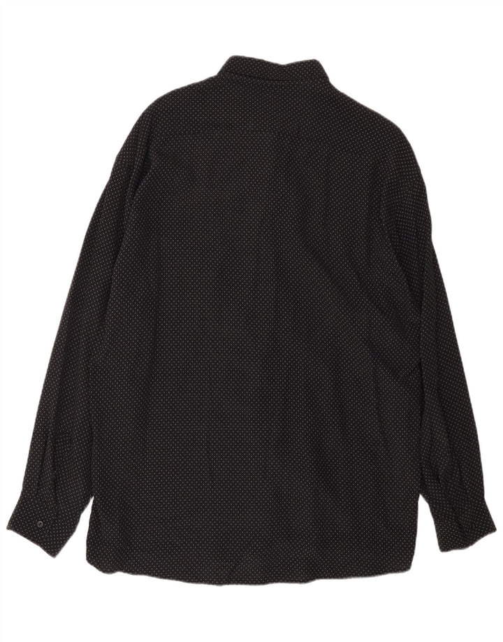 Tipo' S Herreskjorte XL Sort Plettet Viscose