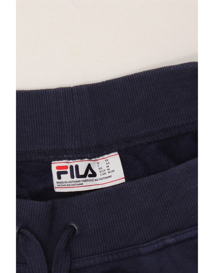FILA Mens Tracksuit Trousers Joggers Medium  Navy Blue Cotton Vintage Fila and Second-Hand Fila from Messina Hembry 