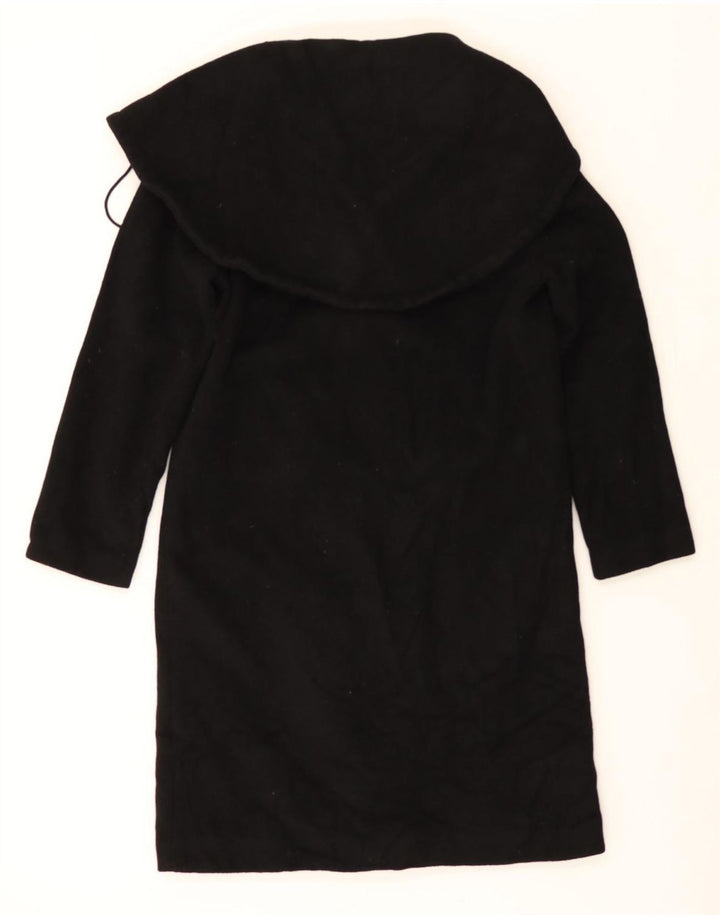 PATRIZIA PEPE Womens Overcoat UK 18 XL Black Wool Vintage Patrizia Pepe and Second-Hand Patrizia Pepe from Messina Hembry 