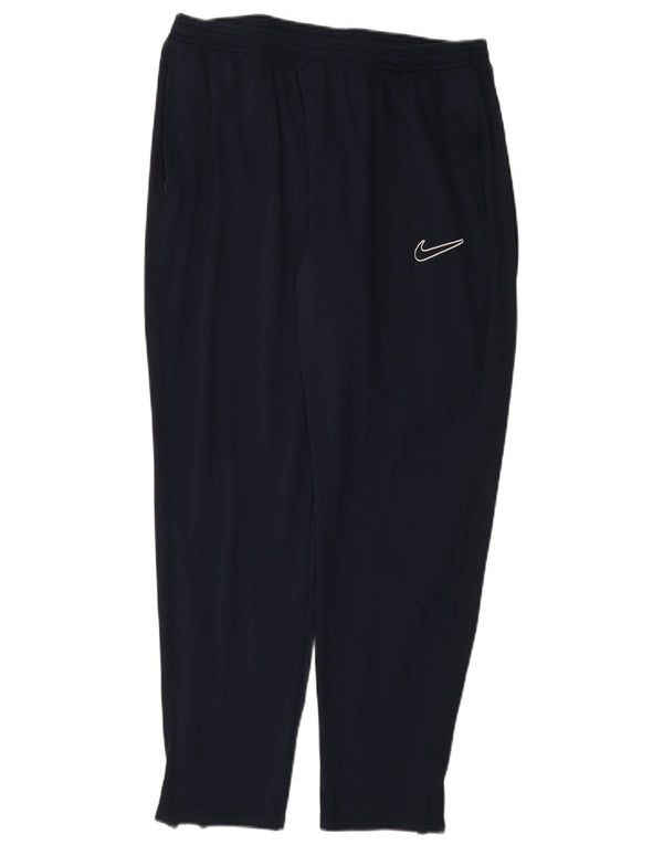 Nike herre Dri Fit træningsdragt bukser 2XL marineblå polyester