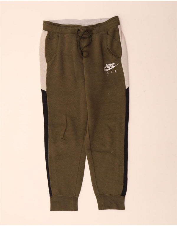 Nike Air Tracksuit Bukser til mænd Joggers Medium Khaki Colourblock Bomuld