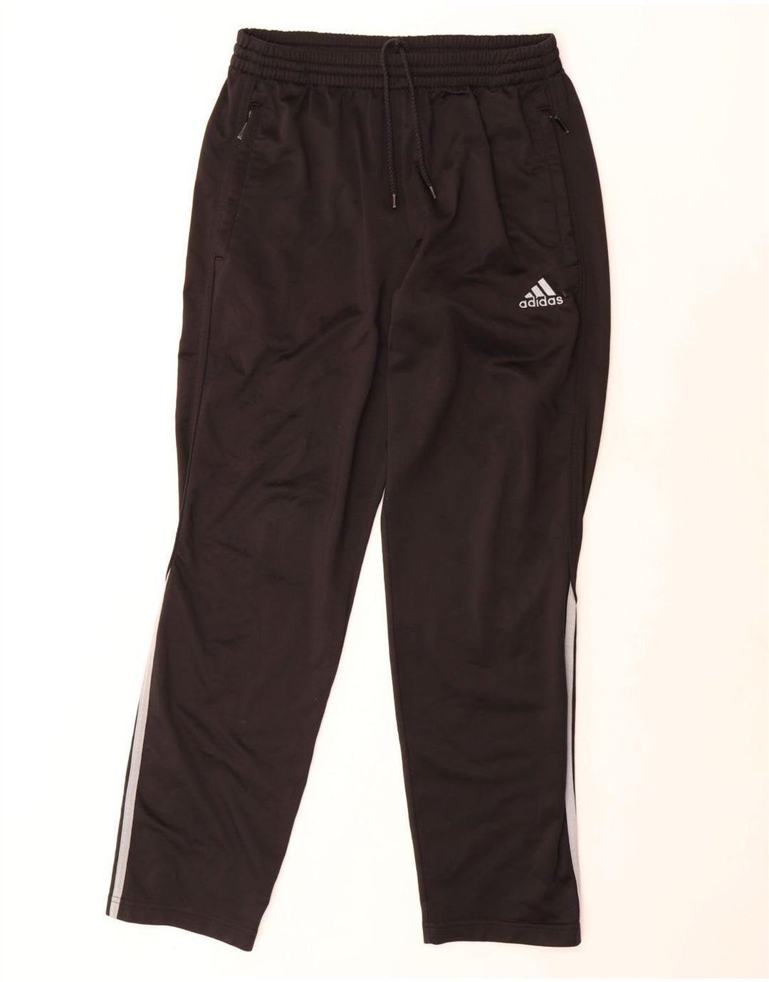 Adidas Træningsdragtsbukser til mænd UK 36/38 Small Black Colourblock Polyester