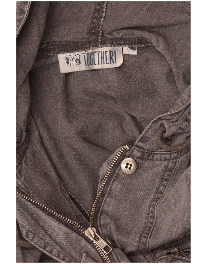 TOGETHER Dame Hætte Jumpsuit UK 14 Medium Grey