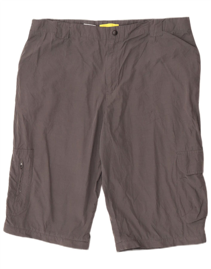 Marks & Spencer Herre Blue Harbor Cargo Shorts W40 XL Grå polyamid