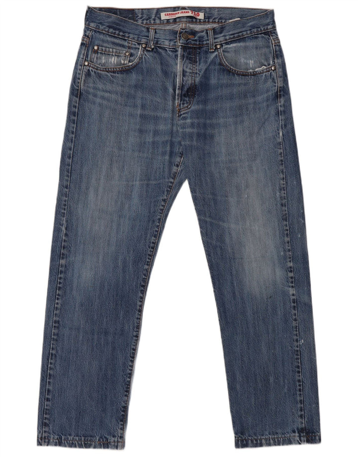 Carrera Herre 710 Regular Straight Jeans W34 L28 Blå Bomuld