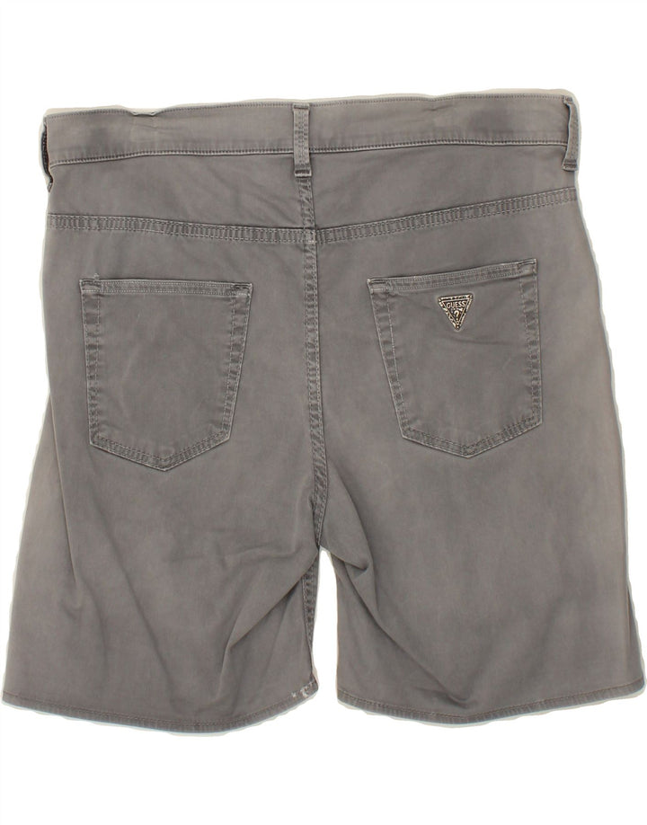 GUESS Womens Denim Shorts W34 Large Grey Vintage Guess and Second-Hand Guess from Messina Hembry 