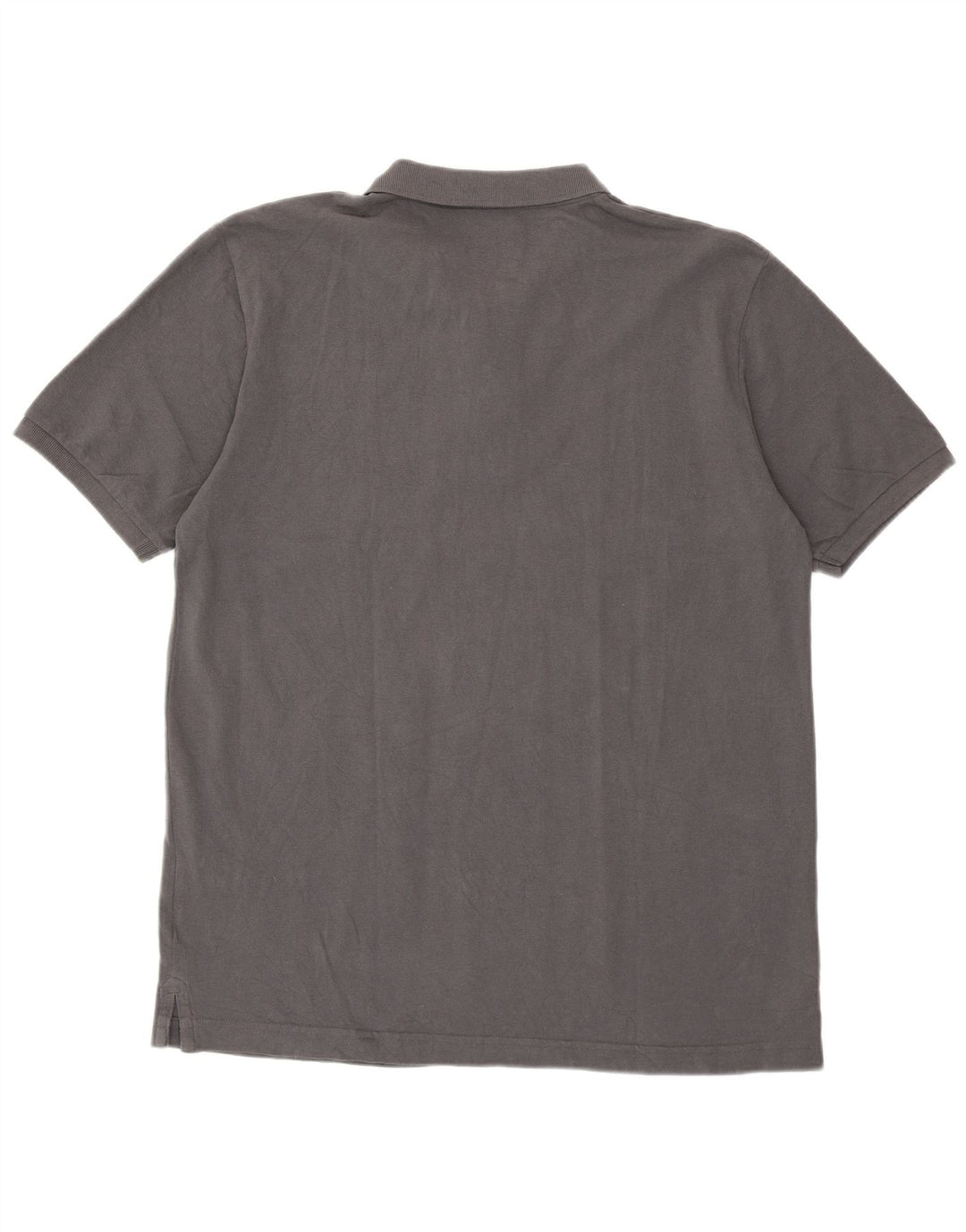 Dacks herre poloshirt, stor grå bomuld