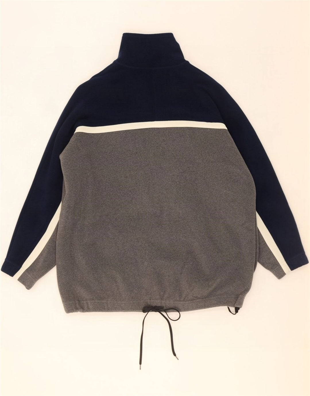 Campagnolo Fleece Jumper med lynlås til mænd Medium Grå Colourblock Polyester